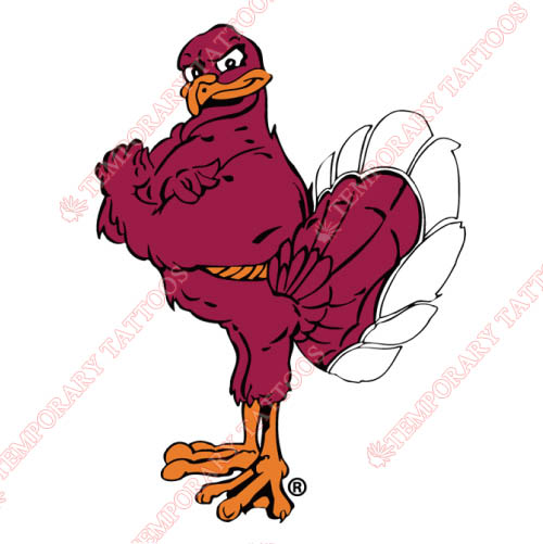 Virginia Tech Hokies Customize Temporary Tattoos Stickers NO.6858